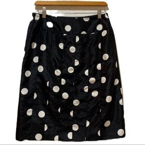 JESSICA Howard Petite 10 Pleated Dot Skirt Midi
